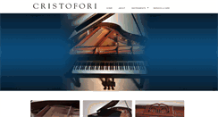 Desktop Screenshot of cristoforipianos.com