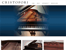 Tablet Screenshot of cristoforipianos.com